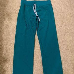 FIGS HUNTER GREEN Livingston basic scrub pants